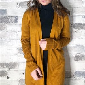 Orange cardigan women